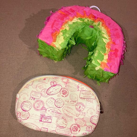 Pink/Patterned Ipsy bag - Picture 2 of 3